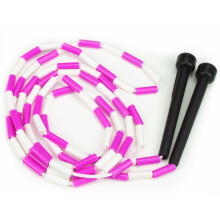 K-Roo Sports SJMP-001 hoppereb med plastperlesegmentering 7' Pink/Hvid