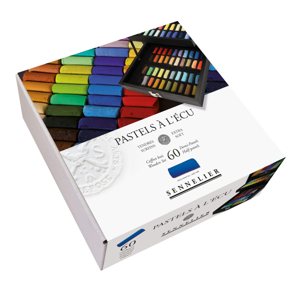 Sennelier Extra-Zachte Pastel Halve Staafjesset 60 Stuks (Verpakking Van 1) Multi-image