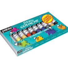 P?b?o 230199 Gouache Studio + Starter Painting Set 10x 20 ml Tubes + Brush