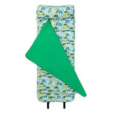 Wildkin Kids Original Nap Mat - Gezellige kinderslaapmat met kussen Ideaal voor school en reizen - Dinomite Dinosaurs