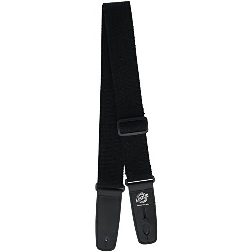 Lock It LIS013C2BLK Profissional Cinta de Algodão de 2" com Extremidades Com Lock, Preto