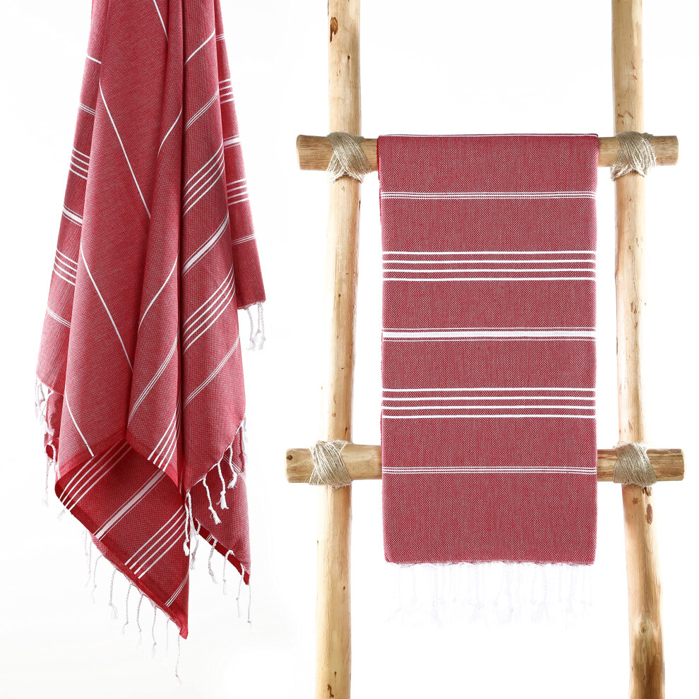 Cacala Lightweight and Thin Turkish Beach Towel 100% Cotton Sand-Free and Quick-Drying Goodness Perfect as an Extra Large Travel Towel  Beach Accessor-image-OPC-PFM79S8-NEW