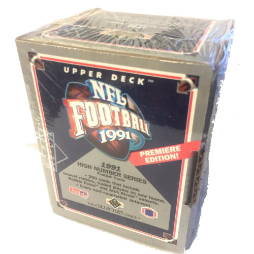 Upper Deck 1991 NFL Fodbold H?j nummer serieboks