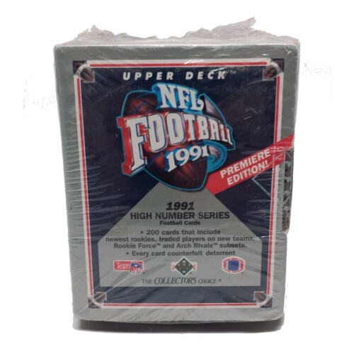 Upper Deck 1991 NFL Fodbold H?j nummer serieboks 1