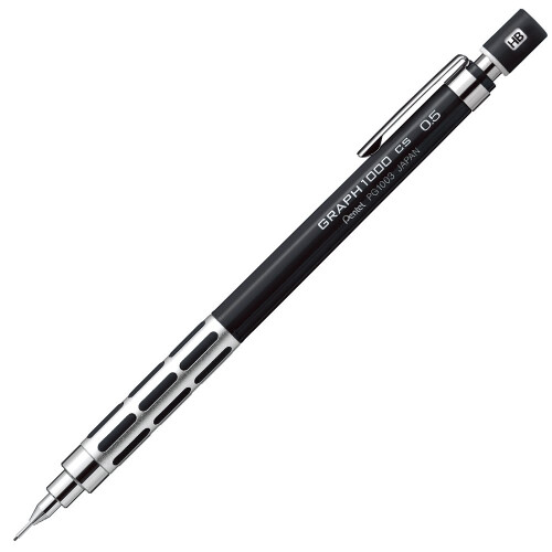 Pentel Pentel XPG1005CSA Graph1000CS Mechanical Pencil  Black