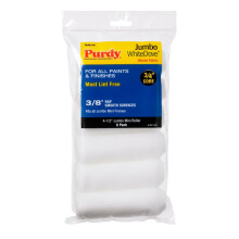 Purdy 140624612 Ricambi per rulli Jumbo Mini White Dove, confezione da 6, 4-1/2 pollici x 3/8 pollici di pelo