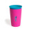 Wow Cup per Bambini Originale 360 Sippy Cup, Rosa con Coperchio Blu, 9 oz 1