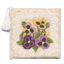 Textile Heritage Needle Case Counted Cross Stitch Kit - viktorianska penser