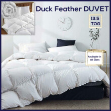 (Super-King) Duck Feather & Down Duvet 13.5 Tog Quilt Desgin Hotel Quality Bedding All Sizes