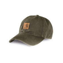 Carhartt för herrar canvaskeps militärgrön, en storlek – snabbtorkande, luktresistent svettband, justerbart kardborreband