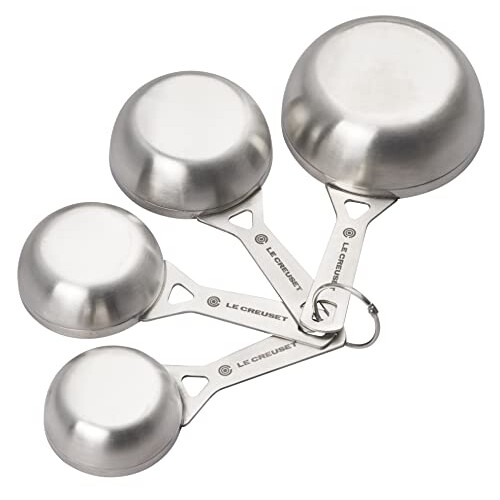 Le Creuset Le Creuset Rustfrit Stål Målekopper, Sæt af 4 1