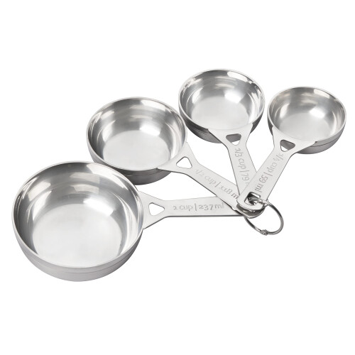 Le Creuset Le Creuset Rustfrit Stål Målekopper, Sæt af 4