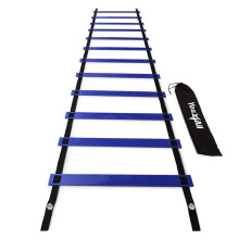 Yes4All Speed Agility Ladder Trainingsger t mit Tragetasche 12 Sprossen, Blau