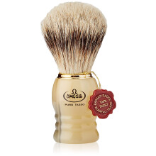 Omega 620 - 100% Silvertip Badger borotvakefe