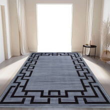 (80x150 cm (2 ft 6 in x 5 ft)_Large Floor Mat/Kitchen Runner Rug, Nico Grey) Grey Non Slip Rugs Printed Carpet Runner Door Mats