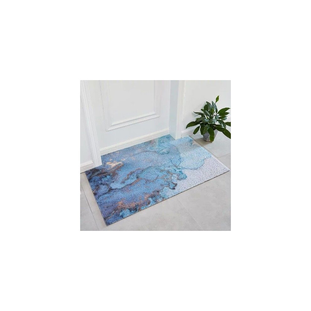 (Gilt Age, 80X100cm 31.5X39.3in) Door mats Door mats Silk ring foot mats Internet celebrities Door carpet Home foyer Door mats can be cut