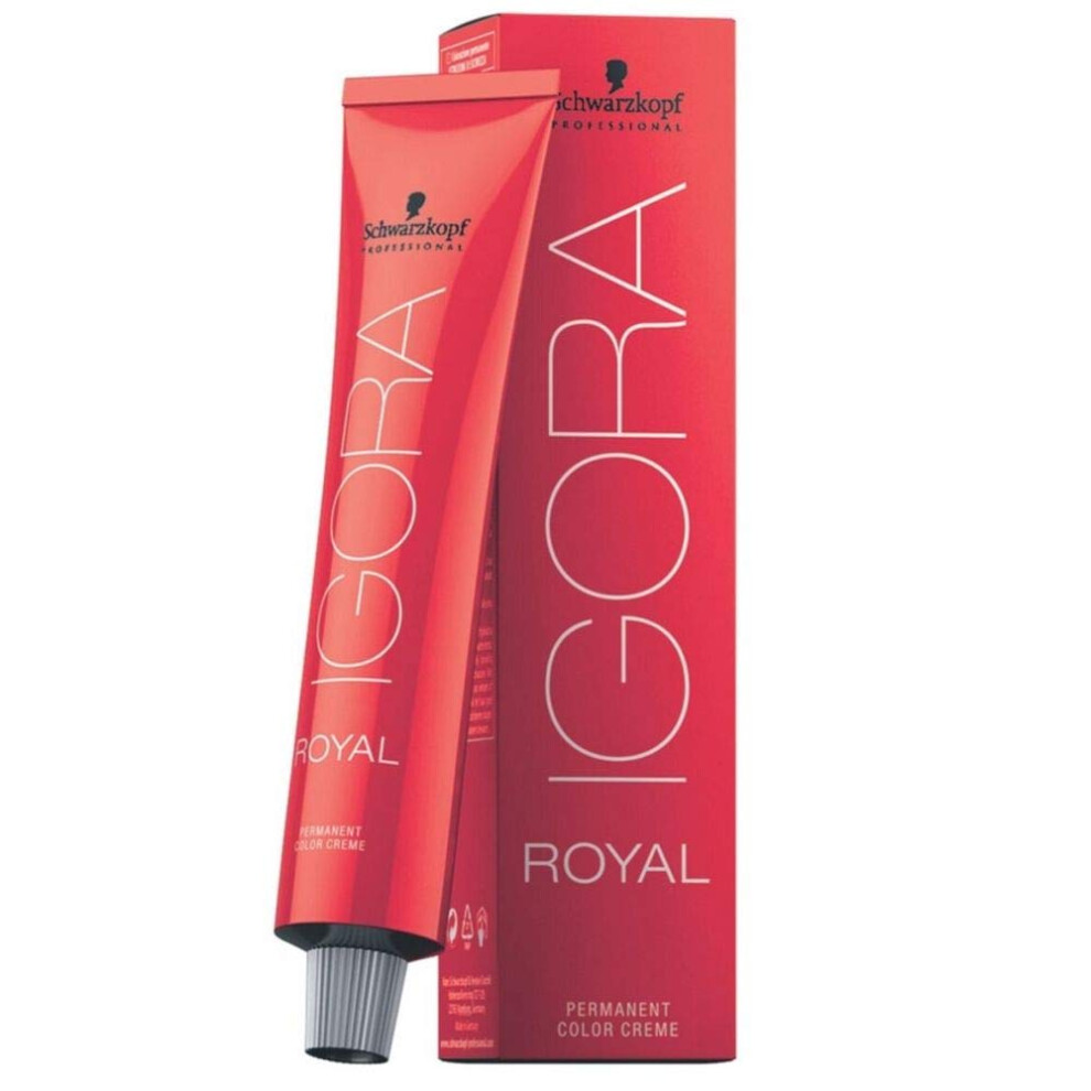 Coloration permanente Schwarzkopf Professional Igora Royal D-0, diluant naturel, 60 g