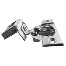 Blum 39C355B.20 1-1/4" Sobreposição Dobradiça com Fechamento Suave, Aço Niquelado