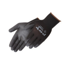 Liberty P-Grip Ultra-Thin Polyurethane Palm Coated Glove with 13-Gauge Nylon/Polyester Shell X-Small Black Pack of 12