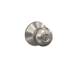 Schlage F51A PLY 619 Plymouth Klika, Zámek s klíčem, Satin Nickel