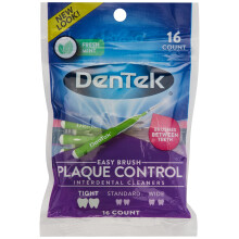 DenTek Easy Pinselreiniger für besonders enge Räume, 16 Stück