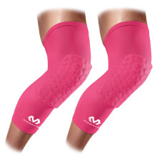 McDavid Hex Knie-Kompressions rmel zum berziehen, gepolsterter Schutz, feuchtigkeitsableitend (1 Paar), Erwachsene, Gr e S