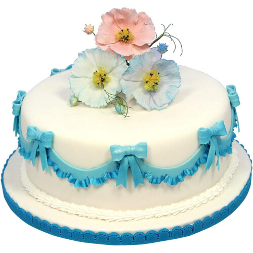 JEM Κόφτες Fondant Edge με Ράμματα, Για Διακόσμηση Κέικ, Σετ 4 Τεμαχίων 2