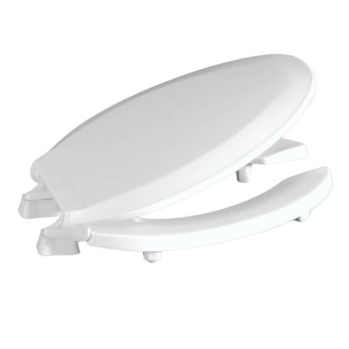 thumbnail image 2 of Centoco Elongated Commercial Toilet Seat - Open Front Heavy Duty Plastic Made In USA 2 of 12