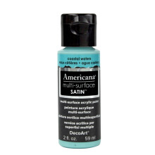 DecoArt Americana Multi-Surface Satin Acrylic Paint 2-Ounce Coastal Waters