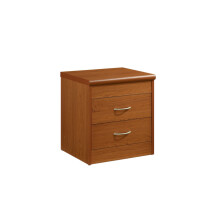 Hodedah 2-Drawer Nightstand in Cherry