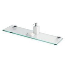 Fab Sticla ?i oglinda Dreptunghi Raft rafturi din sticla 8 """" x 18 """" Clear