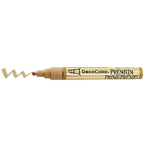 Marqueur peinture biseaut    Decocolor Premium dor 2