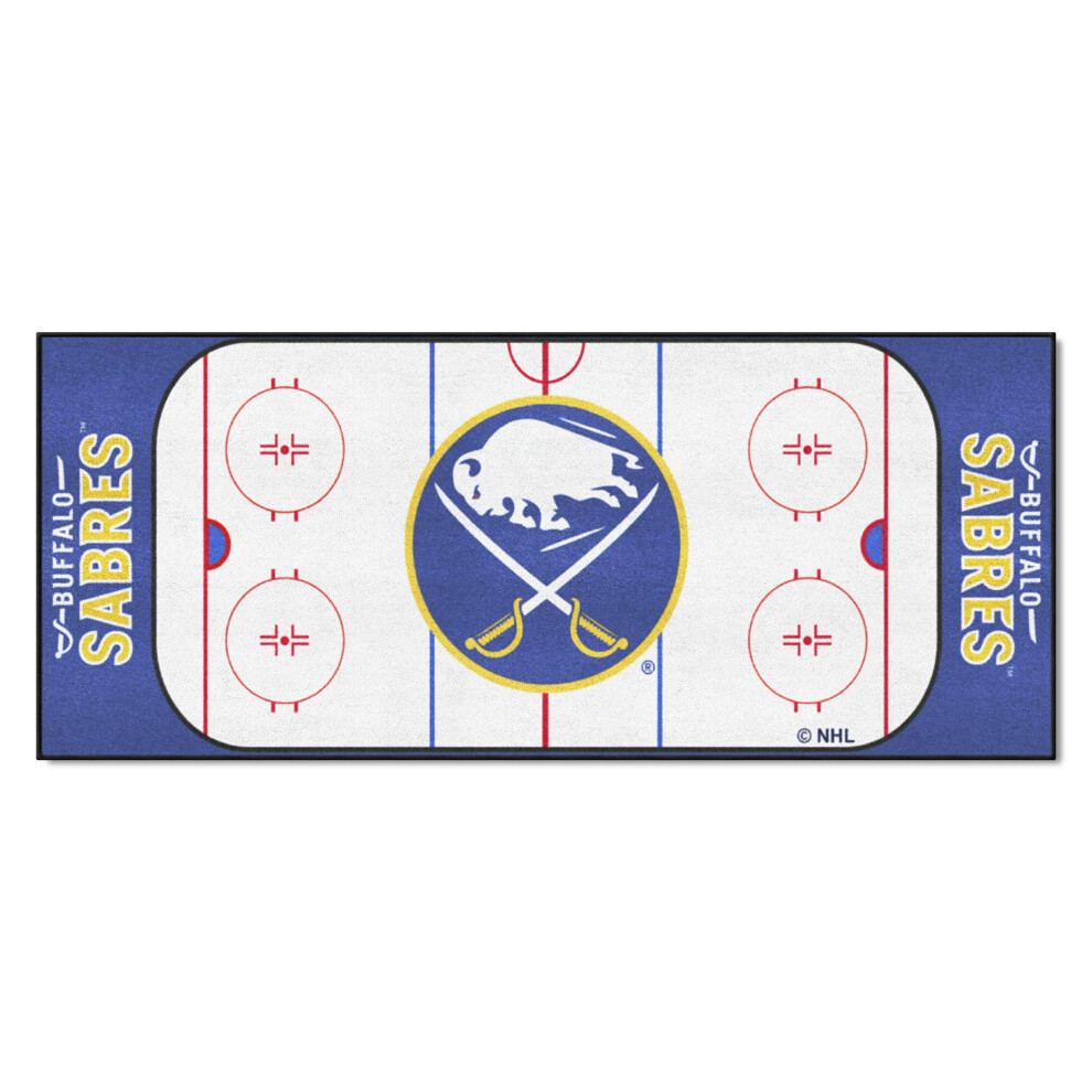 Fanmats 10510 Buffalo Sabres Rink Runner 30 Zoll X 72 Zoll.-image