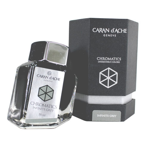 Caran d'Ache 50ml Chromatics inktfles - Infinite Grey 1