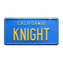 Celebrity Machines Knight Rider | Ridder | Metalstemplet nummerplade