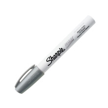 SHARPIE oljebaserad frgmarkr Medium Point Metallic Silver 1 Count - Perfekt fr stenmlning