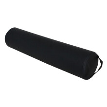 ForPro Nackenrolle, rund, Schwarz,   l- und schmutzabweisend, f  r Massage und Yoga, 6 R x 26 L