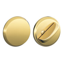 Schlage B81605 Klíčový Zámek Dveřní Klika - Lesklý Mosaz