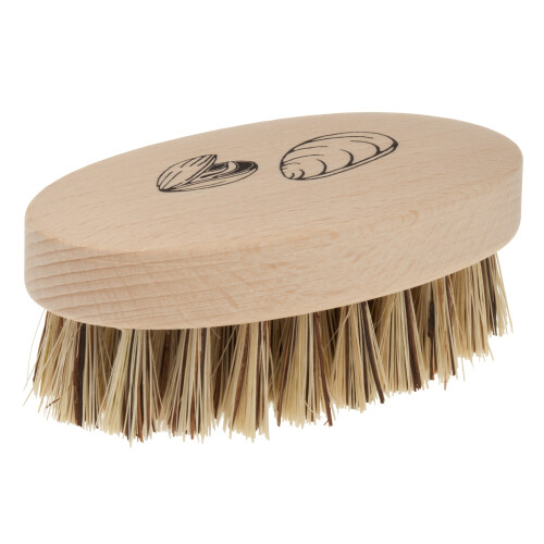 Escova de Mexilhão REDECKER com Cabo de Madeira de Faia, 3-3/4 Pulgadas, Conjunto de 2 1