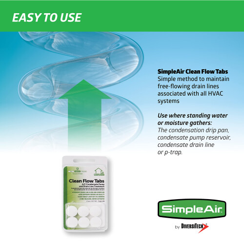 SimpleAir Sacf Line de scurgere Taburi 6 Count 1