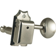 Gotoh Vintage Oval Knob Mechaniken Nickel (6-in-a-line)