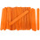 100 palitos de picol    de artesanato de madeira jumbo granizo 6 polegadas (laranja) 3