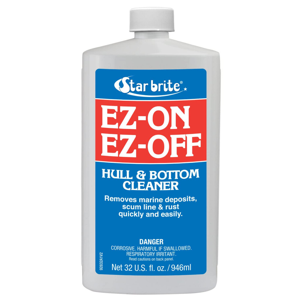 Star Brite Ez-On Ez-Off Boat Hull & Bottom Cleaner - Effortlessly Remove Stains And Restore Your Boat's Pristine Appearance - 32 Oz (092832)