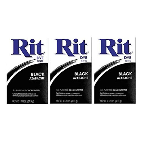 Rit Dye Powder Dye 1-18 oz Black 3-Pack