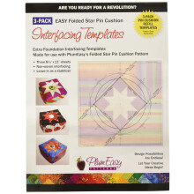 PlumEasy Patterns Pin Cushion Interfacing Templates 3-Pack
