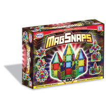 Magsnaps magnetiske konstruktionss?t med 100 stykker staml?ringsleget?j
