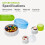 humangear GoTubb | Hard Container | Easy Open | Food-Safe Material  Clear/Orange/Red  Medium 4