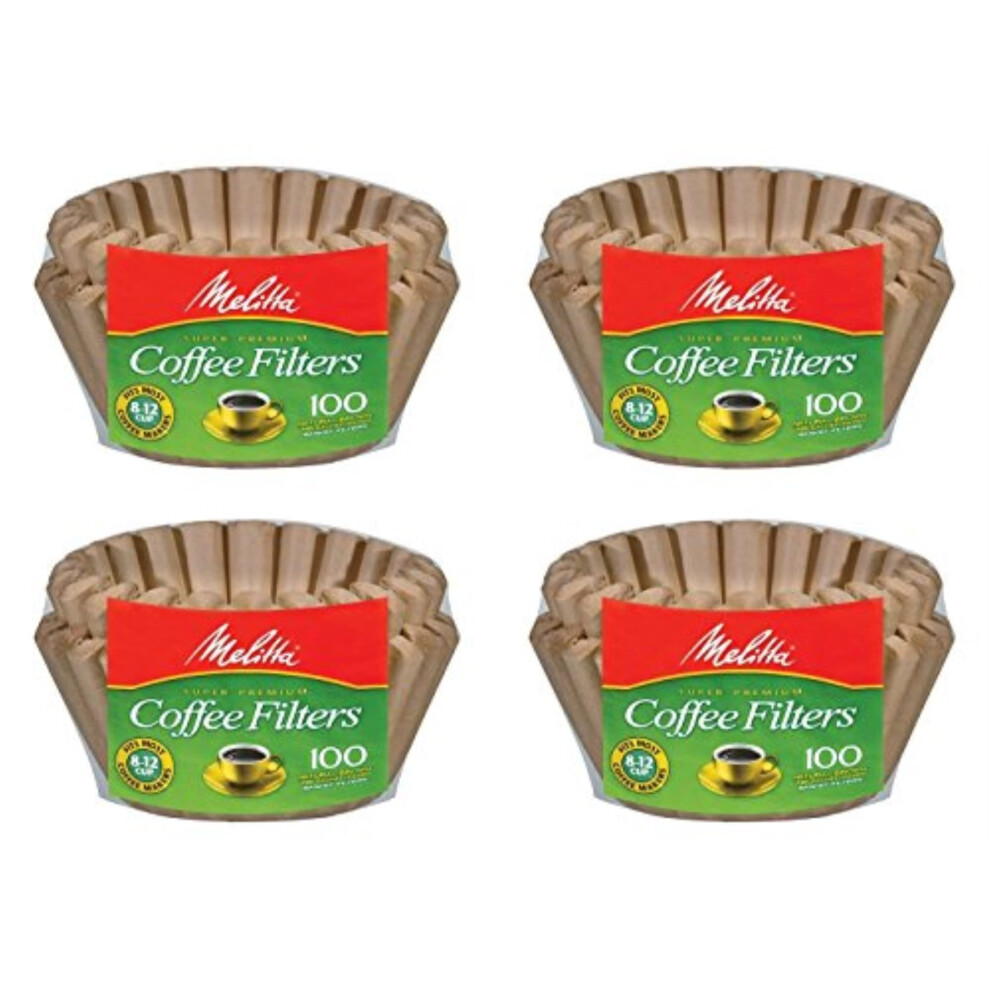 Filtres en papier Melitta pour 8     12 tasses (brun naturel, 400 unit   s)