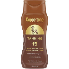 Λοσιόν μαυρίσματος Coppertone UVA/UVB SPF 15 - 225 ml