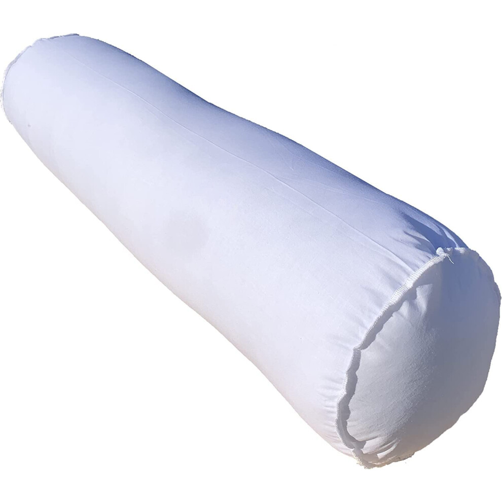 Oreiller traversin Pillowflex (23 x 193 cm) - Coussin rond en polyester moelleux pour taies d   coratives, sans odeur, sans peluches ni poussi   re,